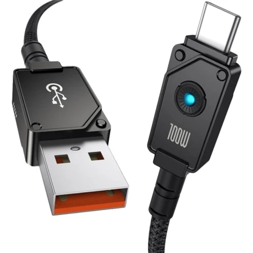 Кабель Baseus USB Cable to USB-C Unbreakable Series 2m 100W Cluster Black (P10355801111-01) фото 5
