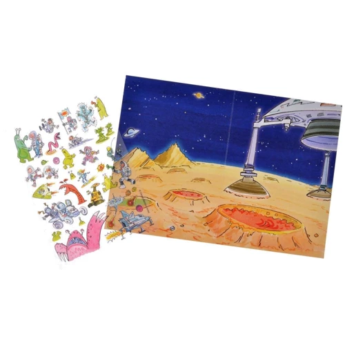 Перекладні наклейки Scribble Down Пришельці, А5