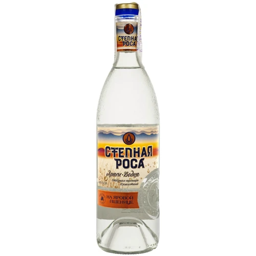 Водка Степная Роса на яровой пшенице 40% 0.5 л (FSH_4870031007240)