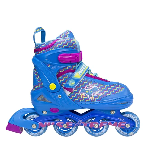 Роликовые коньки Nils Extreme размер 38-41 голубые (NJ4613A)