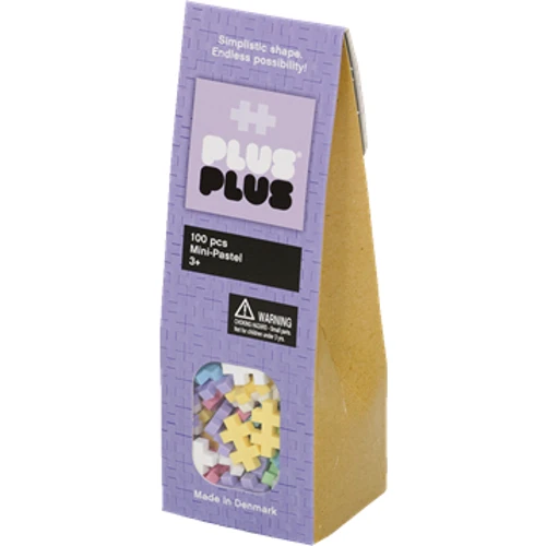 Конструктор Plus-Plus Mini "Пастельный", 100шт (PP-3305)