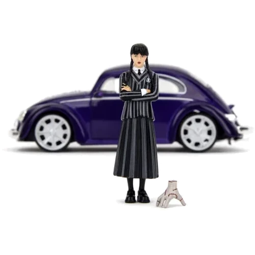 Машина металлическая Jada Венздей Фольксваген Битл с фигуркой Венздей 1:24 (253255076)