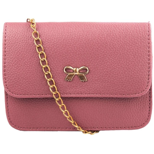 Женская сумка кросс боди Valiria Fashion розовая (4DETBI-184924-13): Застежка Магнитная