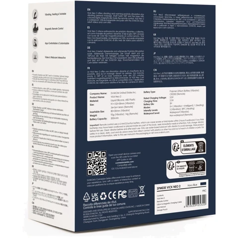 Интерактивный массажер простаты и вибратор точки G Svakom Vick Neo 2