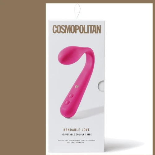 Гибкий вибратор Cosmopolitan Bendable Love Vibrator Purple, розовый