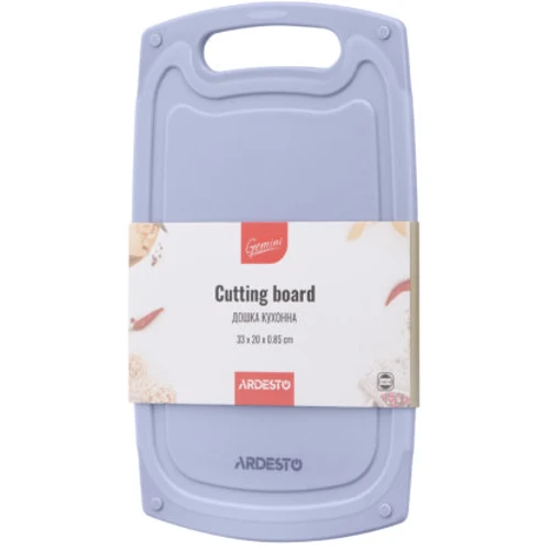 Разделочная доска Ardesto Gemini 33х20х0.85 см серая (AR1433GR)