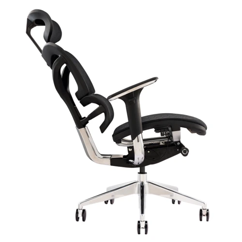 GT Racer X-782 Black (W-51): Оснащение с колесиками, подголовник, подлокотники, механизм качания, ортопедические