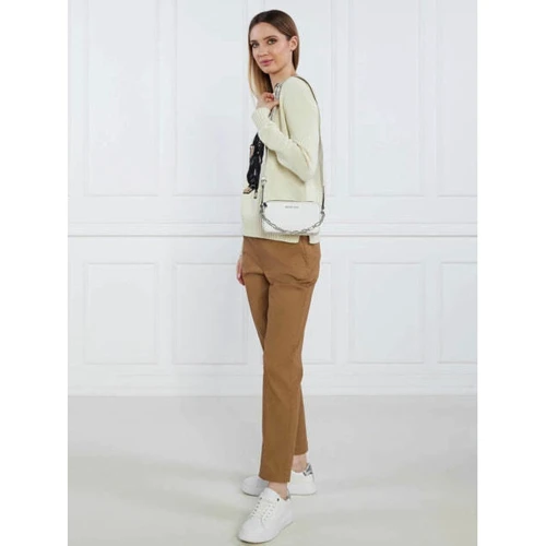 Женская сумка кросс боди Michael Kors Jet Set белая (32S3SJ6C1L085): Стиль Повседневный (Casual)