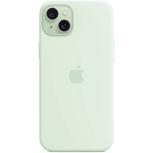 Чехол для iPhone Apple for iPhone 15 Plus Silicone Case with MagSafe Soft Mint (MWNG3): Тип чехла накладка на заднюю часть