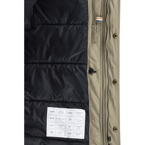 Парка Jack & Jones 38647659 54 бежевая зимняя с капюшоном: Подкладка На подкладке