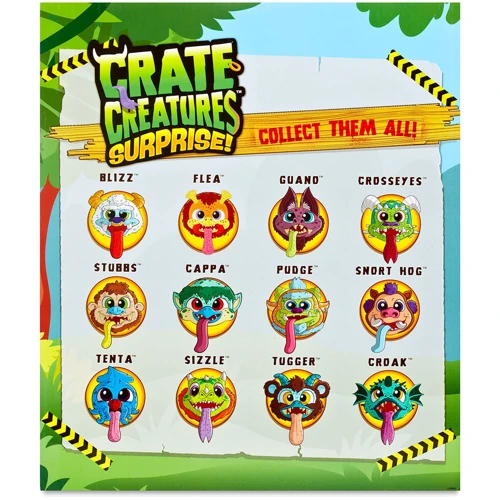 Интерактивная Игрушка Crate Creatures Surprise! Серии Flingers – Тента (551805-T): Тип животное