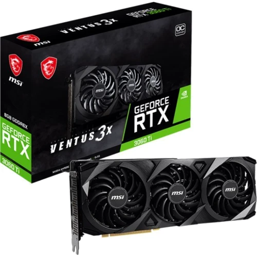 Видеокарта MSI GeForce RTX 3060 Ti VENTUS 3X 8GD6X: Назначение Профессиональные
