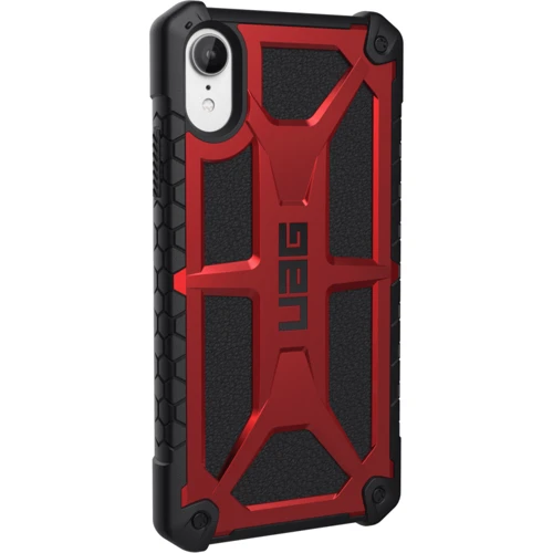 Чехол для iPhone Urban Armor Gear UAG Monarch Crimson (111091119494) for iPhone XR: Материалы поликарбонат и полиуретан