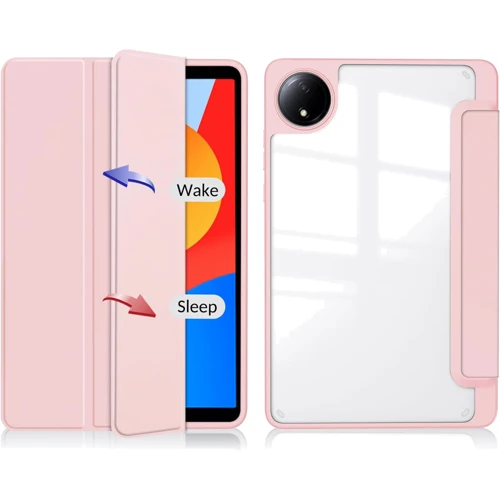 Аксесуар для планшетних ПК BeCover Soft Edge TPU з Pencil Mount Pink для Xiaomi Redmi Pad SE 8.7 (712570)