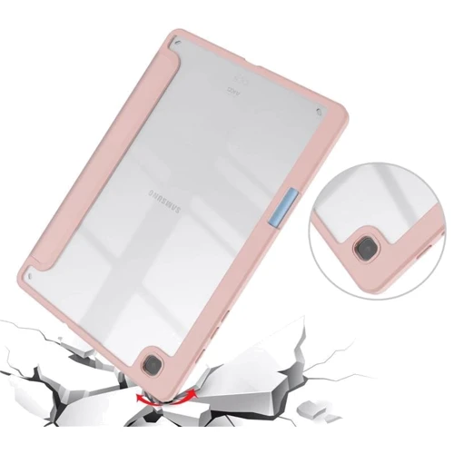 Аксессуар для планшетных ПК BeCover Case Book Soft Edge with Pencil mount Rose Gold for Samsung Galaxy Tab S6 Lite 2024 P620/P625/P627 (710840): Материал Искусственная кожа + TPU