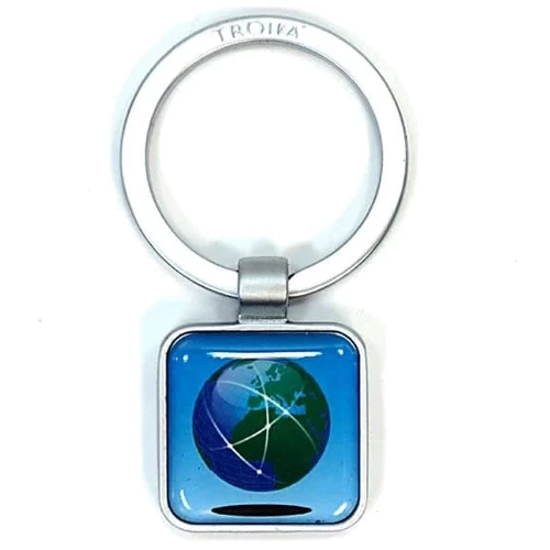 Брелок Troika App Keyring Earth сріблястий (KYR12-P23): Стать Унисекс