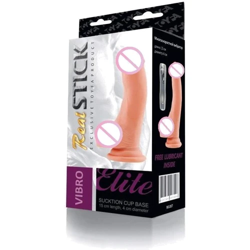 Вибратор Toyfa Real Stick Elite Vibro Flesh