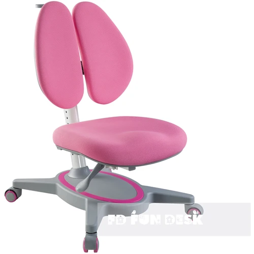 Дитяче крісло FUNDESK Primavera II Pink: Регулювання Висоти спинки, Висоти сидіння