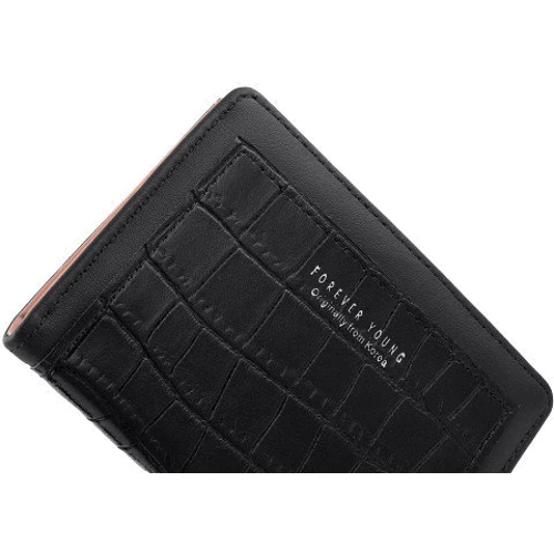 Женский кошелек Valiria Fashion черный (5DETAA1238-black): Материал Искусственная кожа