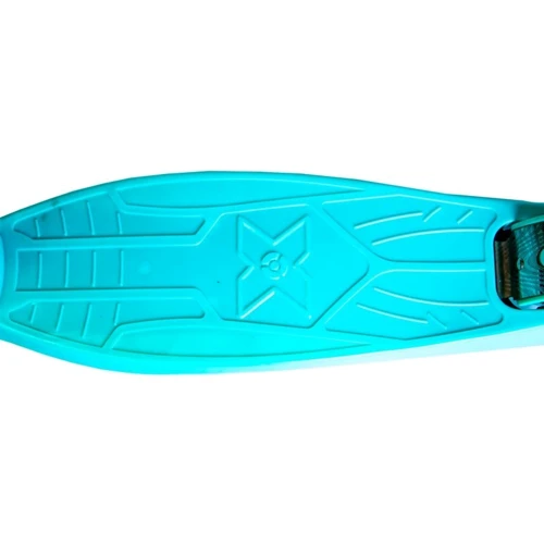 Дитячий самокат MAXI. Turquoise (всі колеса світяться): Тип коліс литі