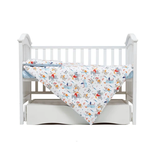 Комплект постельного белья Twins Castle Prince голубой (3026-TSL-04)
