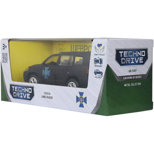 Автомодель TechnoDrive серии Шевроны Героев - Toyota Land Cruiser - ЦСО Альфа (KM6010SA) фото 12