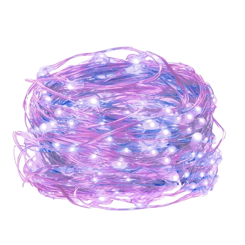 Гірлянда на батарейках Springos 1.9 м 20 LED CL0011 Pink/Blue: Довжина, м 1.9