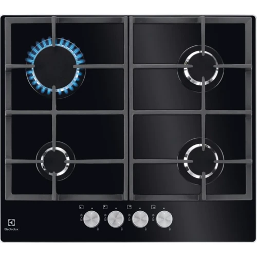 Варочная поверхность газовая Electrolux EGG6426SK: Расположение панели спереди