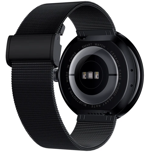 Смарт-годинник Forever Forevive 5 SB-365 Black + ремінець: Матеріал корпуса нержавеющая сталь