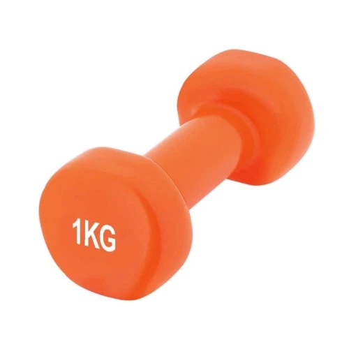 Гантель PowerPlay 4125 Achilles 1 кг Оранжевая (PP_4125_1kg): Покрытие пластик