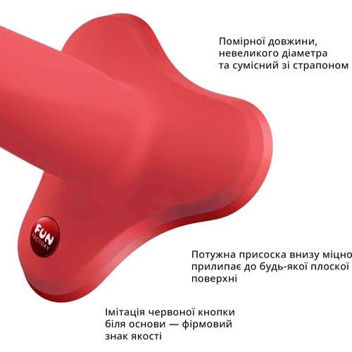 Фаллоимитатор Fun Factory LIMBA FLEX M, коралловый