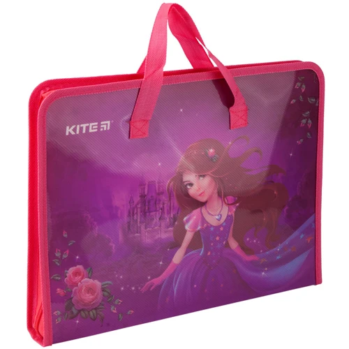 Папка-портфель на блискавки Kite Princess K19-202-01, А4