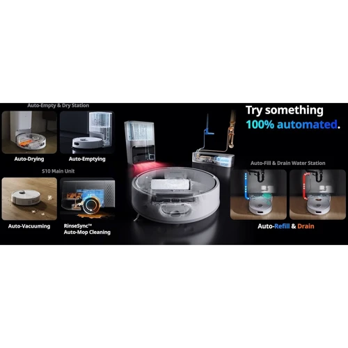 Робот-пилосос SwitchBot Floor Cleaning Robot S10 фото 15