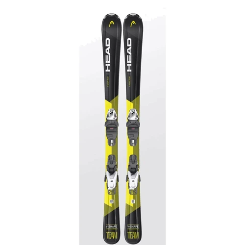 Лыжи HEAD V-Shape Team SLR Pro bk/yw + SLR 4.5 GW 117 (2021)