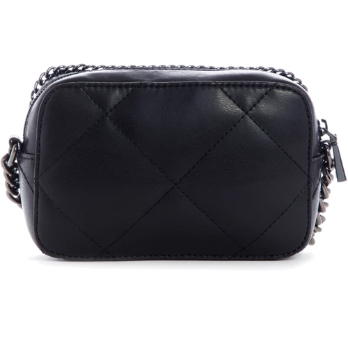 Женская сумка кросс боди Guess Khatia Camera Bag черная (HWQM8381140-BLA): Застежка Молния