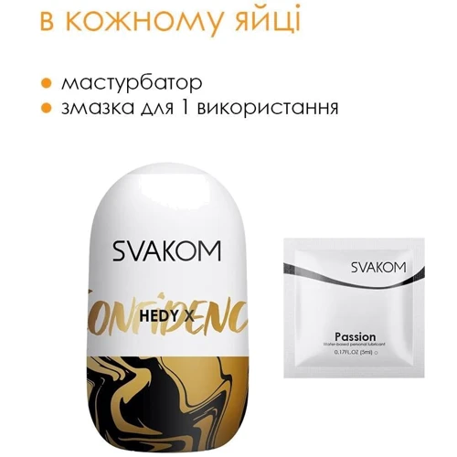 Набор яиц-мастурбаторов Svakom Hedy X- Confidence