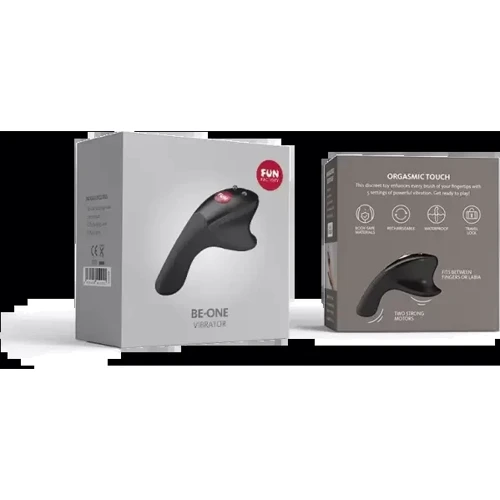 Массажер для пар Fun Factory Вибратор BE ONE 2.0 Updated silver - black