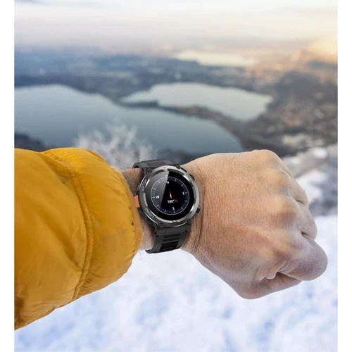 Смарт-часы Blackview W50 Pro Black: Материал ремешка Силикон