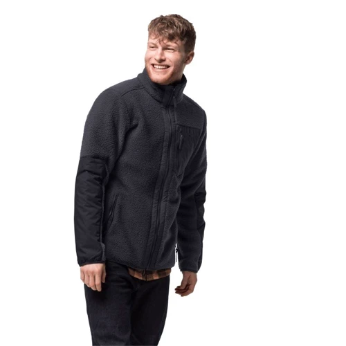 Толстовка Jack Wolfskin Kingsway Jacket 1709001-6350 50 серая на молнии: Вид Толстовки