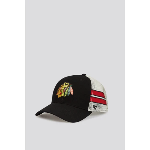 Чоловічі бейсболки 47 Brand Chicago Blackhawks Wilis Mesh чорна (H-WILIS04WMP-BK): Виробник 47 Brand