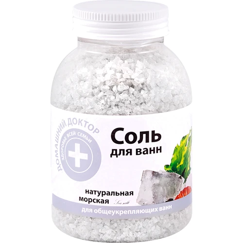 Домашній Лікар Сіль морська натуральна 1000 g