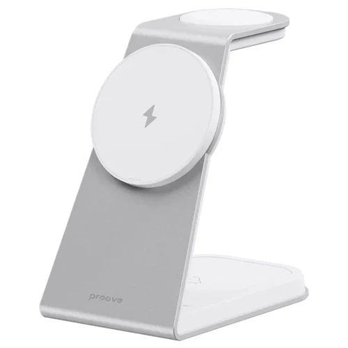 Зарядное устройство Proove Wireless Charger Omni Power 15W 3in1 White