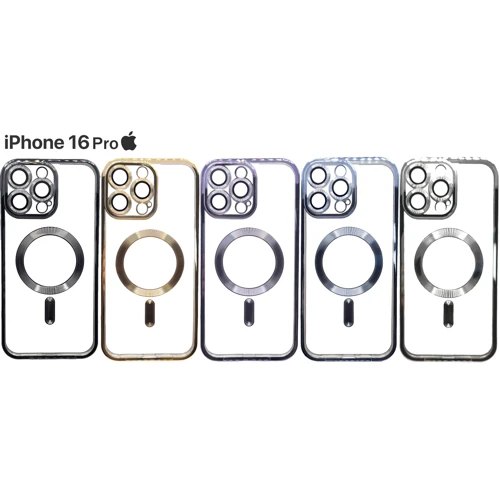 Чехол для iPhone BeCover Chrome Case with MagSafe Purple for iPhone 16 Pro (712084): Цвет фиолетовый