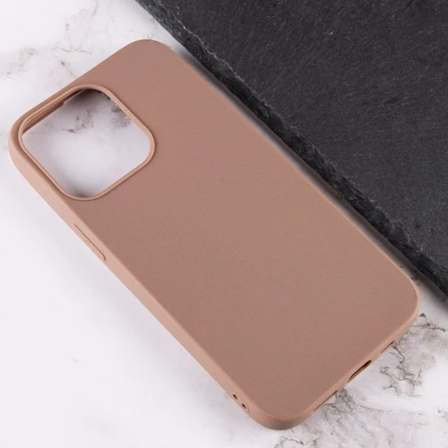 Чехол для iPhone TPU Case Candy Brown for iPhone 14 Pro Max: Материалы Термополиуретан
