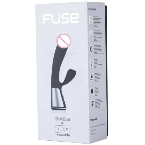 Интерактивный вибратор Ohmibod Fuse for Kiiroo Black