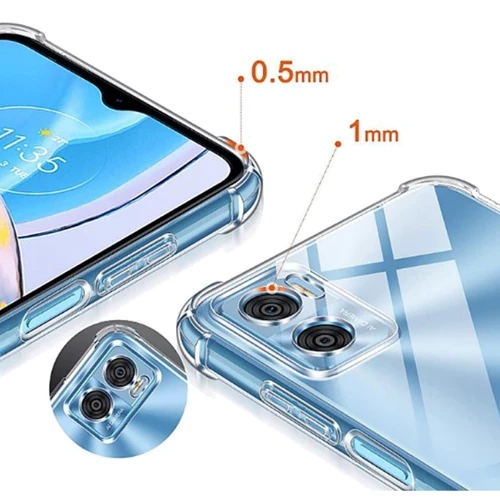 Чехол для телефонов BeCover TPU Case Anti-Shock Clear for Motorola Moto E22/E22i (709321): Цвет прозрачный