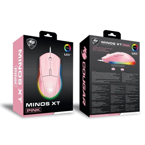 Мышь Cougar Minos XT Pink: Количество кнопок 6