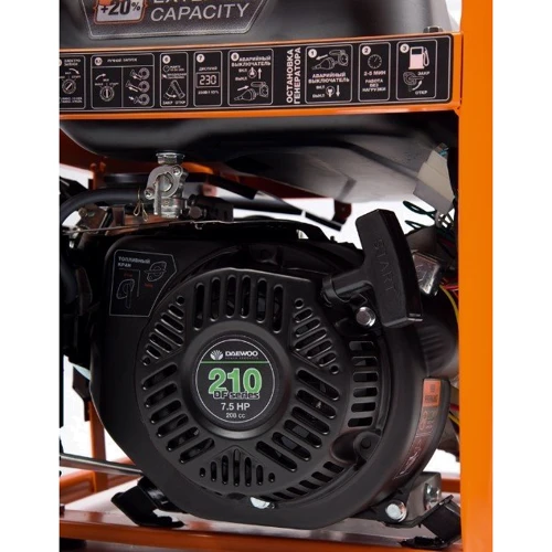 Бензиновый генератор DAEWOO GDA 3500DFE: Тип генератора бензин/газ