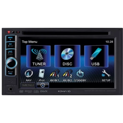 Kenwood DDX-3021: Формфактор 2 DIN (универсальная)