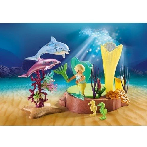 Конструктор Playmobil Русалочья бухта со светящимся куполом 70094: Рекомендуемый возраст от 3 лет